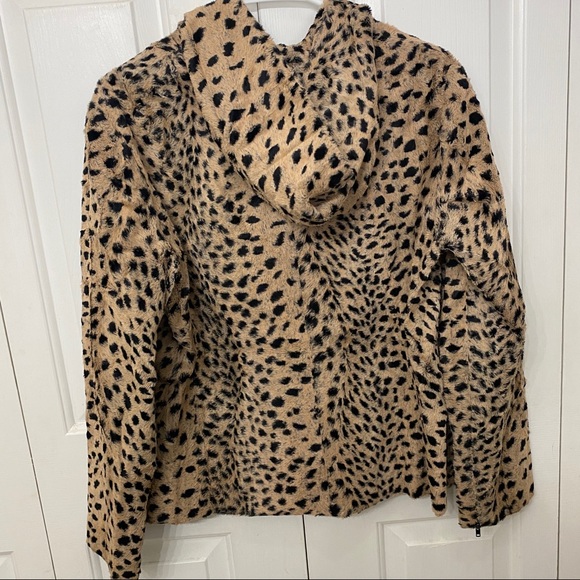 Oscar by Oscar De La Renta | Zip up animal print jacket - Picture 2 of 4